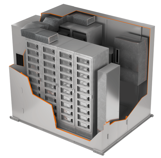 Inside of a Generac Battery Energy Storage System